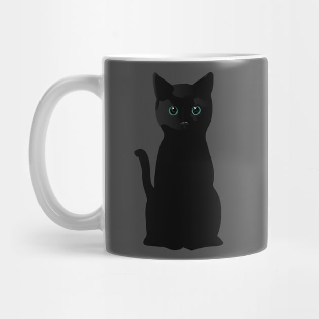 Bright Eyes: Black Cat by ThinkingSimple